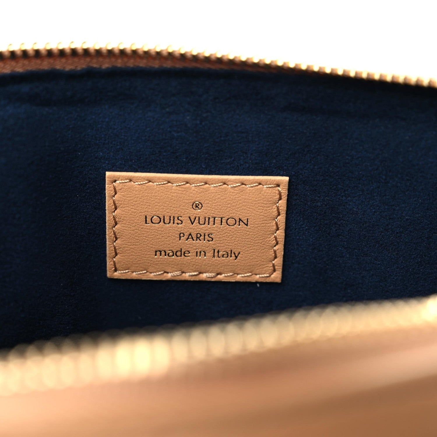 Louis Vuitton Lambskin Embossed Monogram Coussin PM Camel 8 of 11
