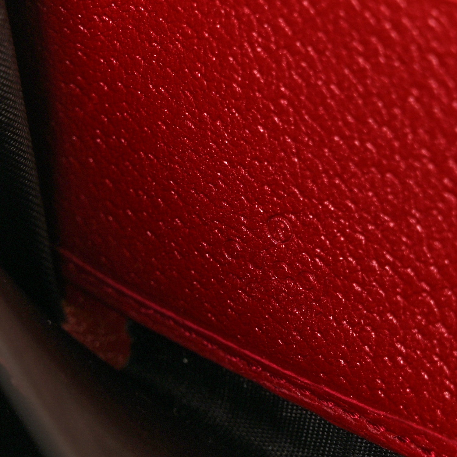 Gucci GG Supreme Monogram Tian Zip Around Wallet Beige Multicolor Red 6 of 9