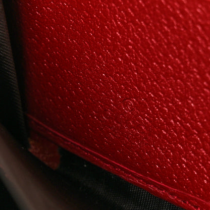 Gucci GG Supreme Monogram Tian Zip Around Wallet Beige Multicolor Red 6 of 9