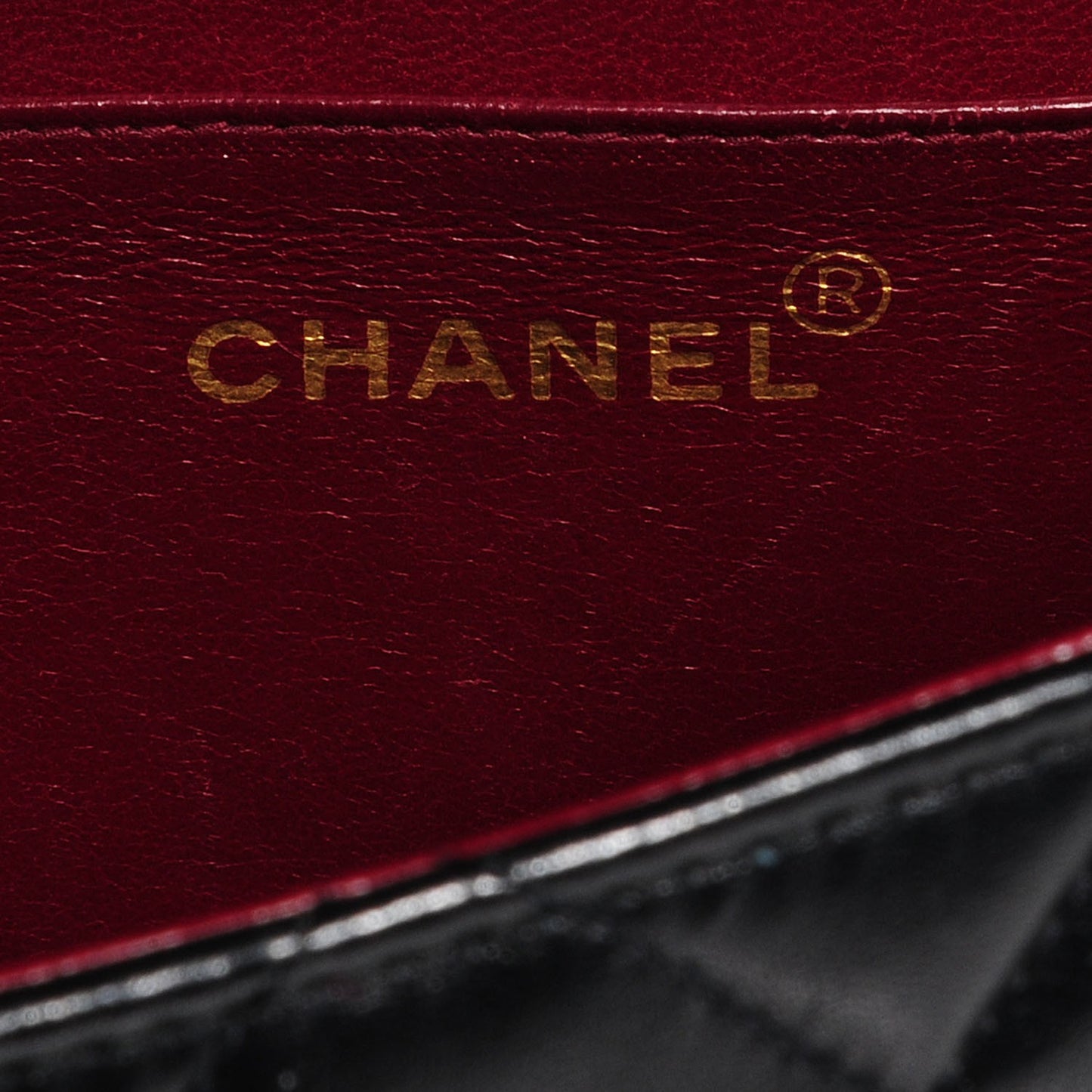 Lambskin Quilted XL Jumbo Flap Black