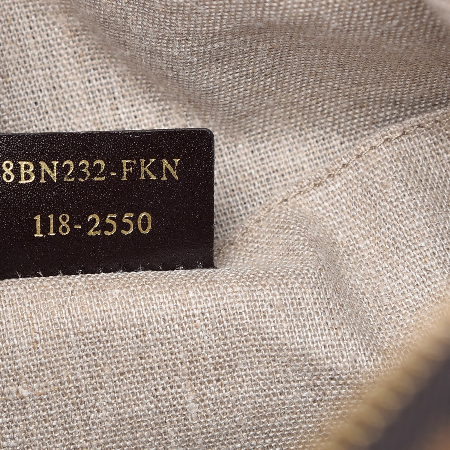 Fendi Pequin Cuoio Vegetale 2Bag Tobacco Cuoio Miele Vacchetta 7 of 7