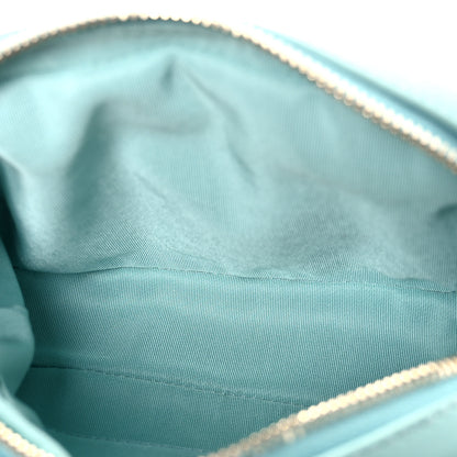 Chanel Calfskin Quilted Day Trips Camera Case Turquoise 5 of 11