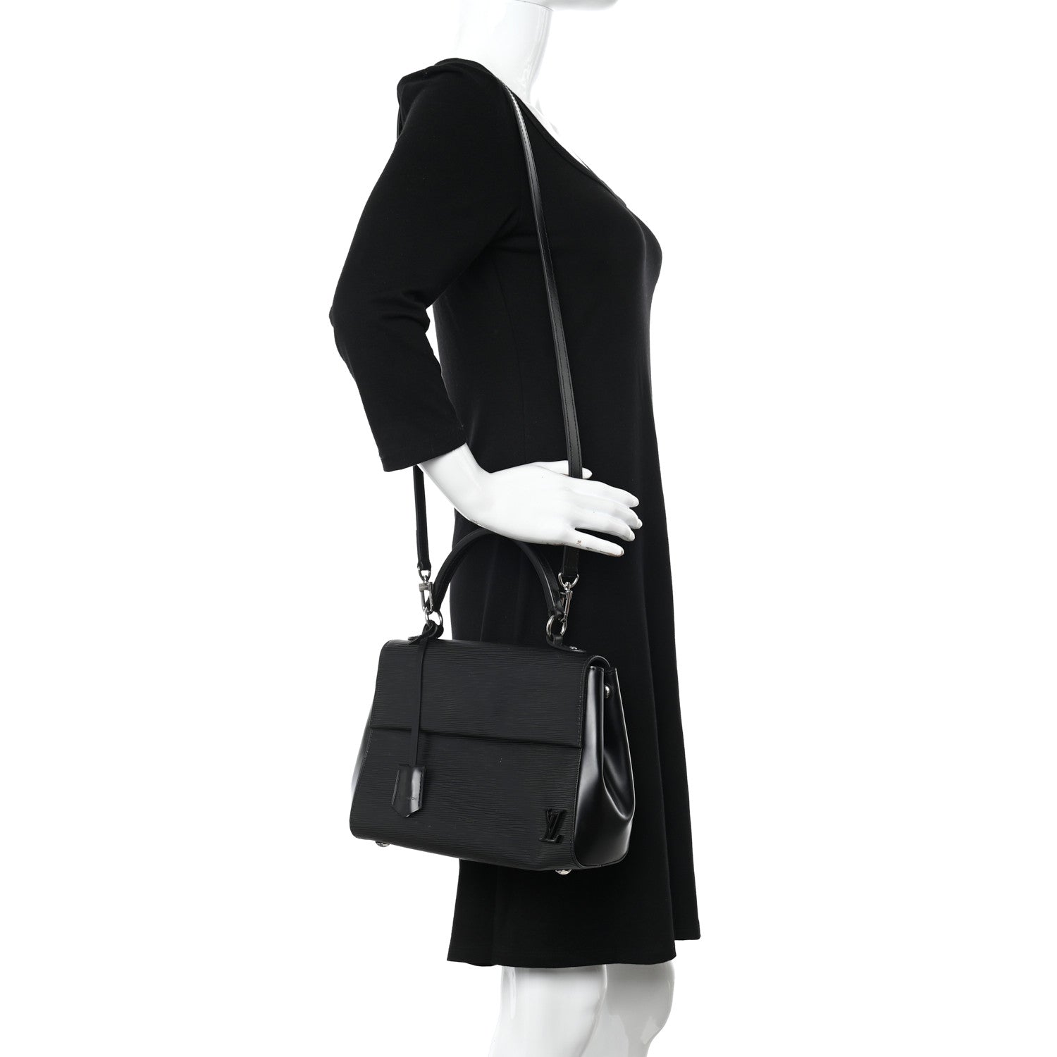 Louis Vuitton Epi Cluny BB Black 2 of 11