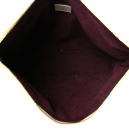 Louis Vuitton Lambskin Embossed Monogram Coussin Hobo MM Galet 6 of 14