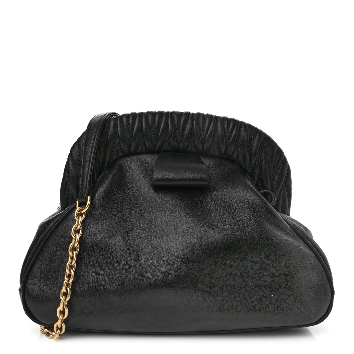 Nappa Belle Pochette Clutch Black