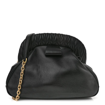 Miu Miu Nappa Belle Pochette Clutch Black 1 of 10