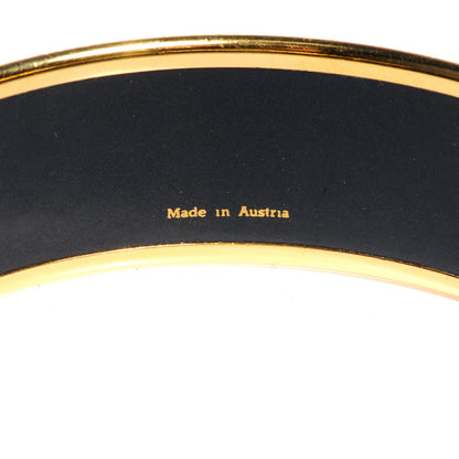 Hermes Enamel Printed Pride of Lions Wide Bracelet 62 5 of 6
