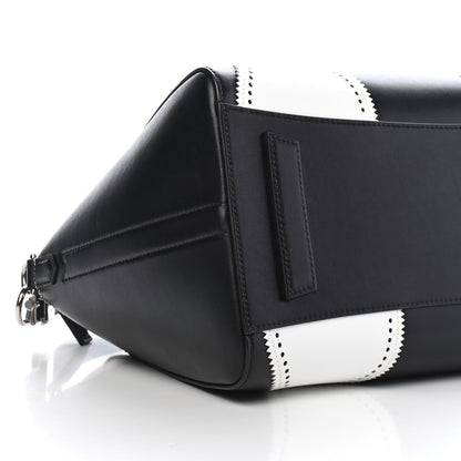 Givenchy Calfskin Brogue Medium Antigona Black White 8 of 9