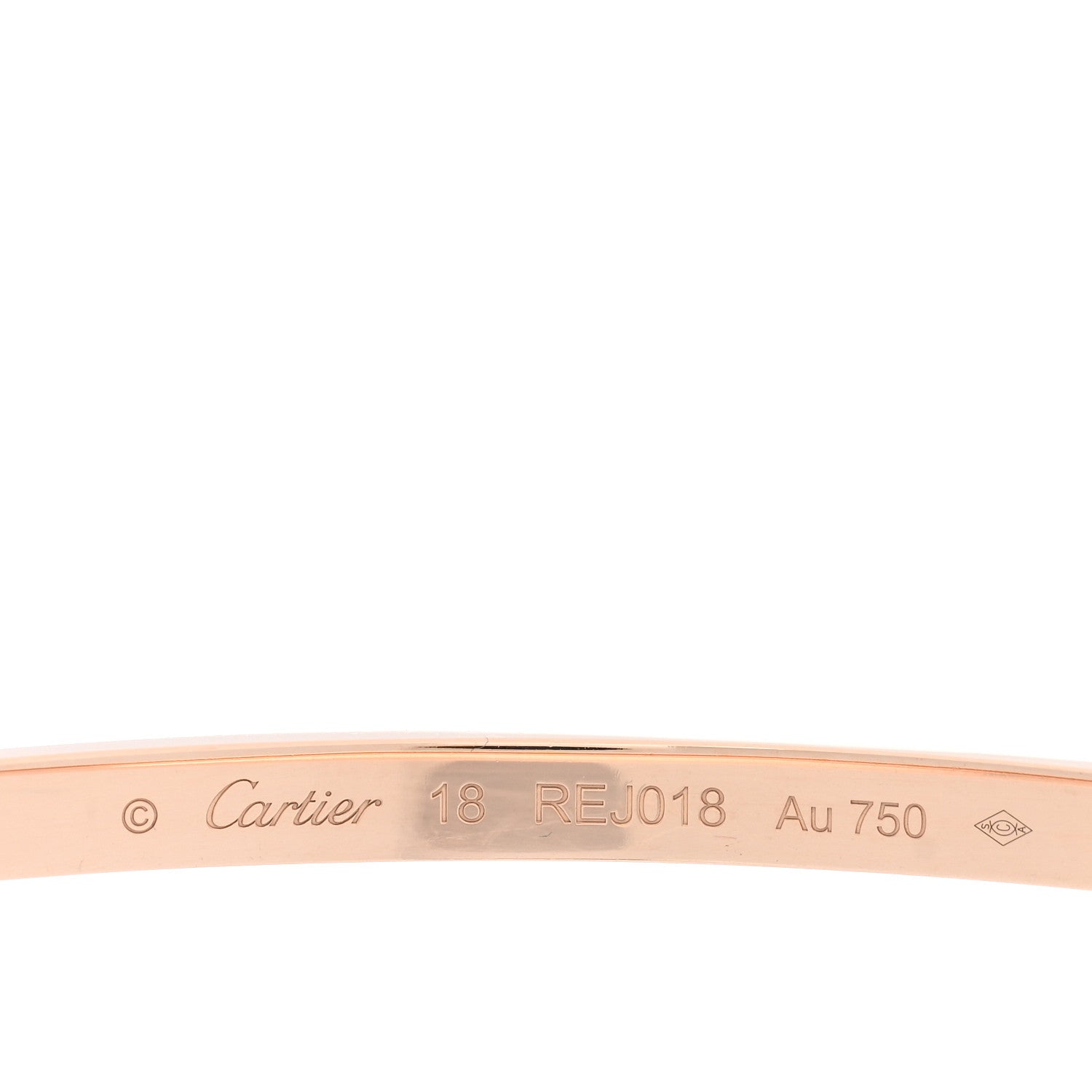 Cartier 18K Pink Gold Small LOVE Bracelet 18 4 of 7