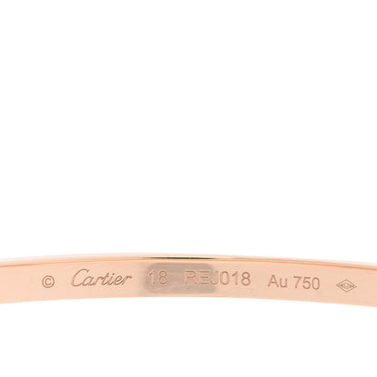 Cartier 18K Pink Gold Small LOVE Bracelet 18 4 of 7