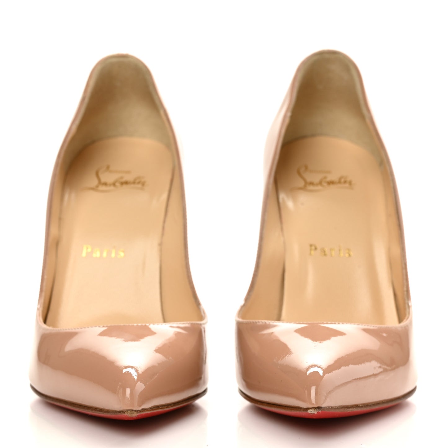 Patent Pigalle Follies 100 Pumps 36.5 Nude
