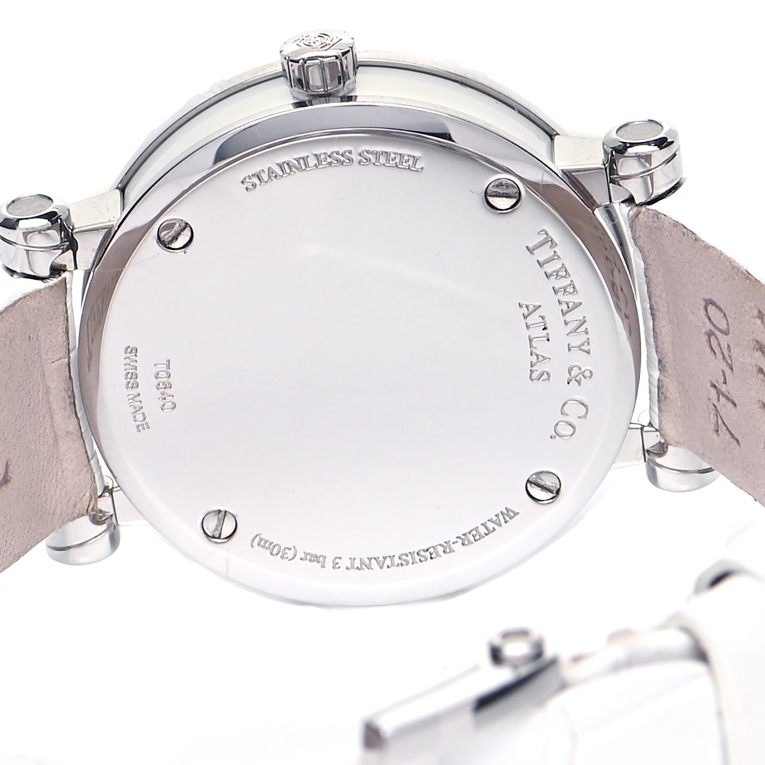 Tiffany Stainless Steel Alligator 30mm Atlas Quartz Watch 4 of 4