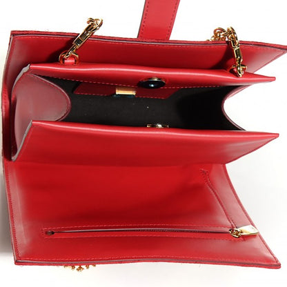 Dolce & Gabbana Brocade Crystal Embellished Carmen Bag Red 5 of 14