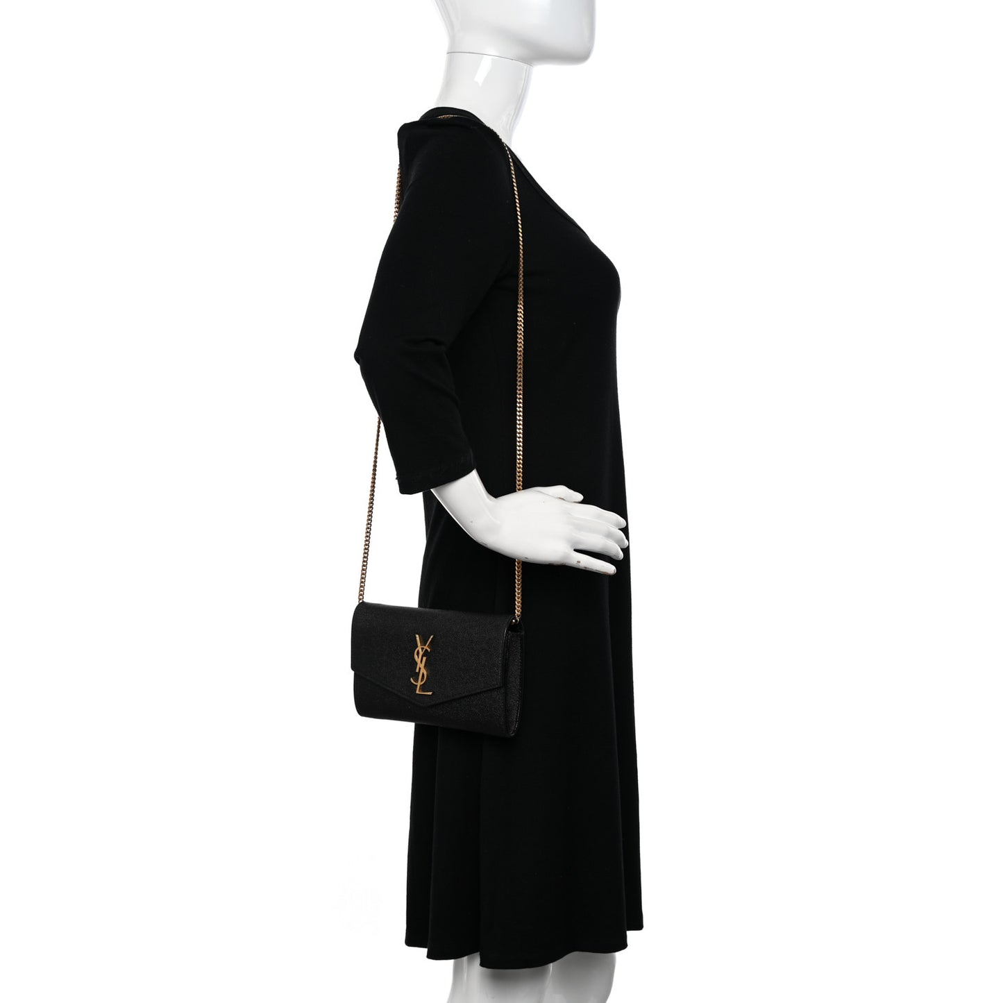 Grain de Poudre Uptown Chain Wallet Black