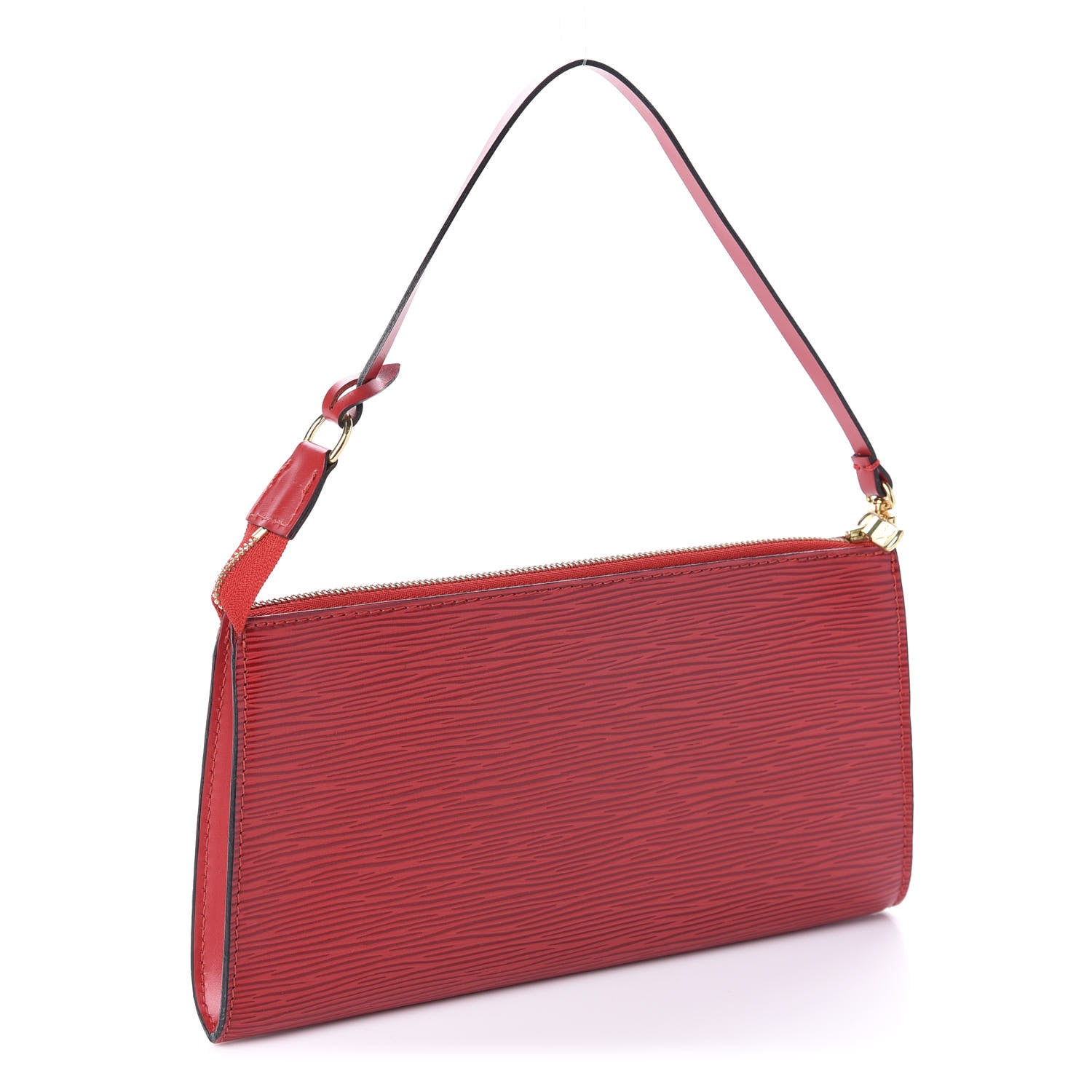 Louis Vuitton Epi Pochette Accessories 24 Castillan Red 3 of 11