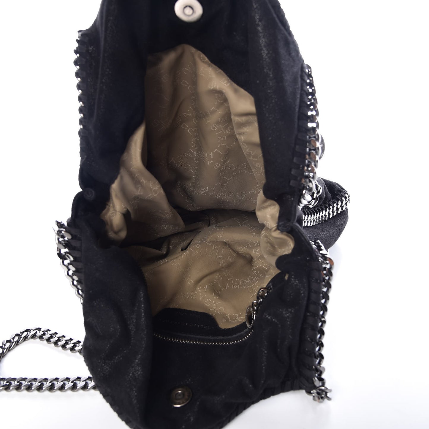 Shaggy Deer Small Falabella Tote Black