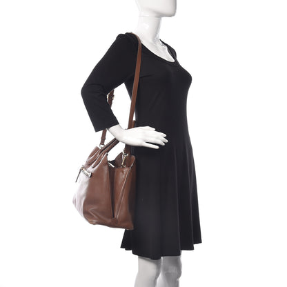 Prada Saffiano Cuir Open Promenade Tote Palissandro 2 of 22