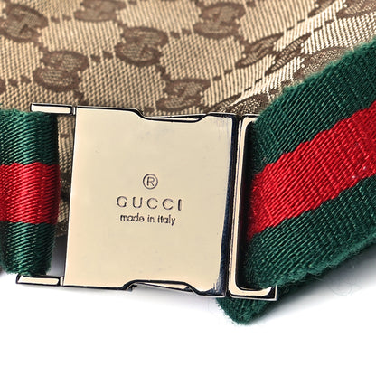 Gucci GG Monogram Double Pocket Belt Bag Dark Brown 16 of 39