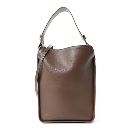 Balenciaga Calfskin Logo Embossed Small Tool 2.0 North-South Tote Mink Grey 1 of 11