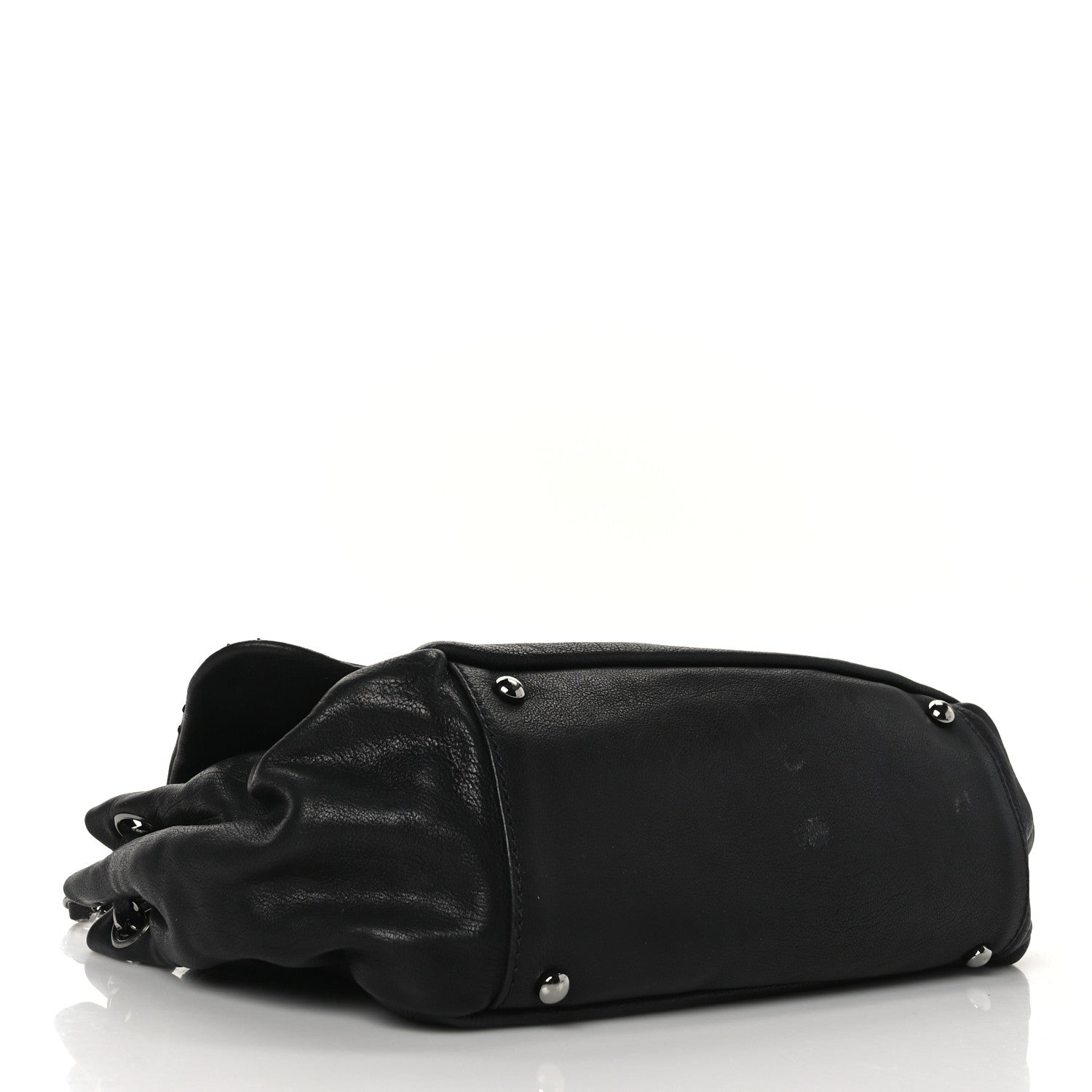 Chanel Calfskin Diamond Stitch Accordion Flap Black 4 of 10