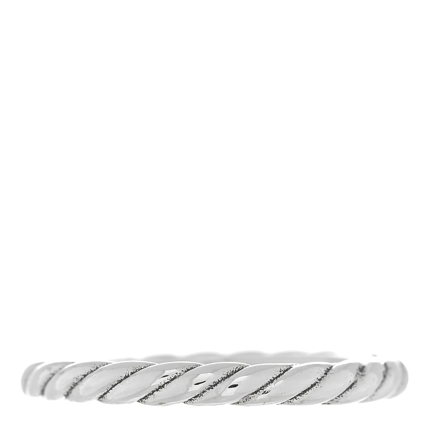 Sterling Silver Cable Classics Band Ring 53 6.5