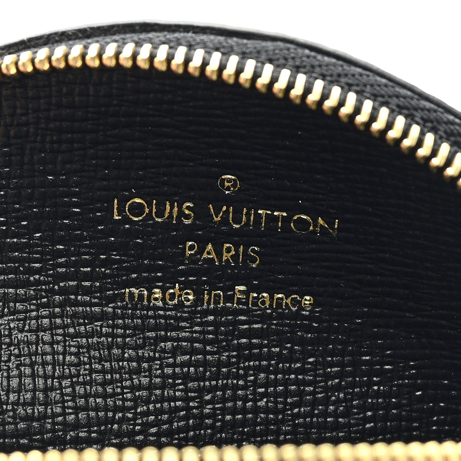 Louis Vuitton Monogram Giant Crafty Round Coin Purse Creme Rouge 6 of 6