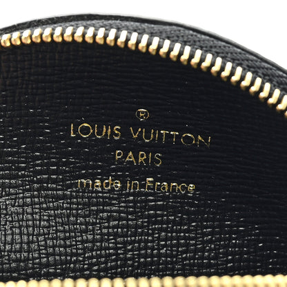 Louis Vuitton Monogram Giant Crafty Round Coin Purse Creme Rouge 6 of 6