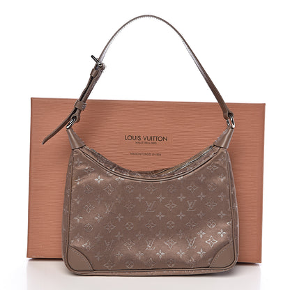 Louis Vuitton Satin Monogram Little Boulogne Taupe 9 of 9