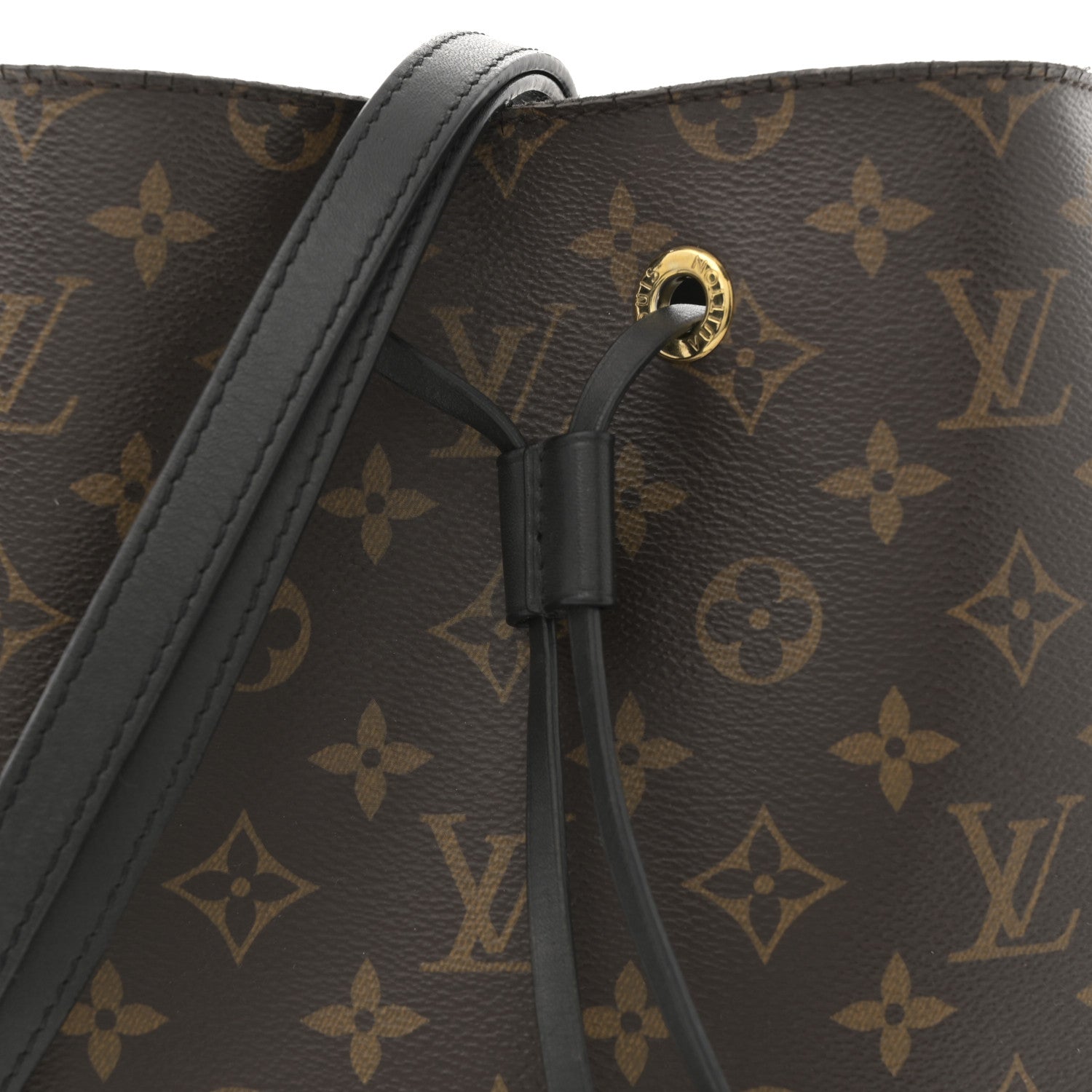 Louis Vuitton Monogram Neonoe MM Black 7 of 12