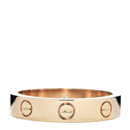 Cartier 18K Yellow Gold Diamond 4mm LOVE Wedding Band Ring 52 6 3 of 5