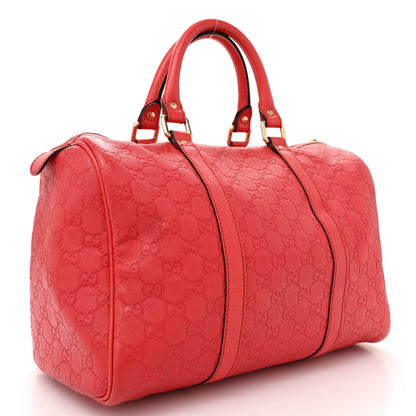 Gucci Guccissima Vitello Tender Medium Joy Boston Sporting Red 3 of 16