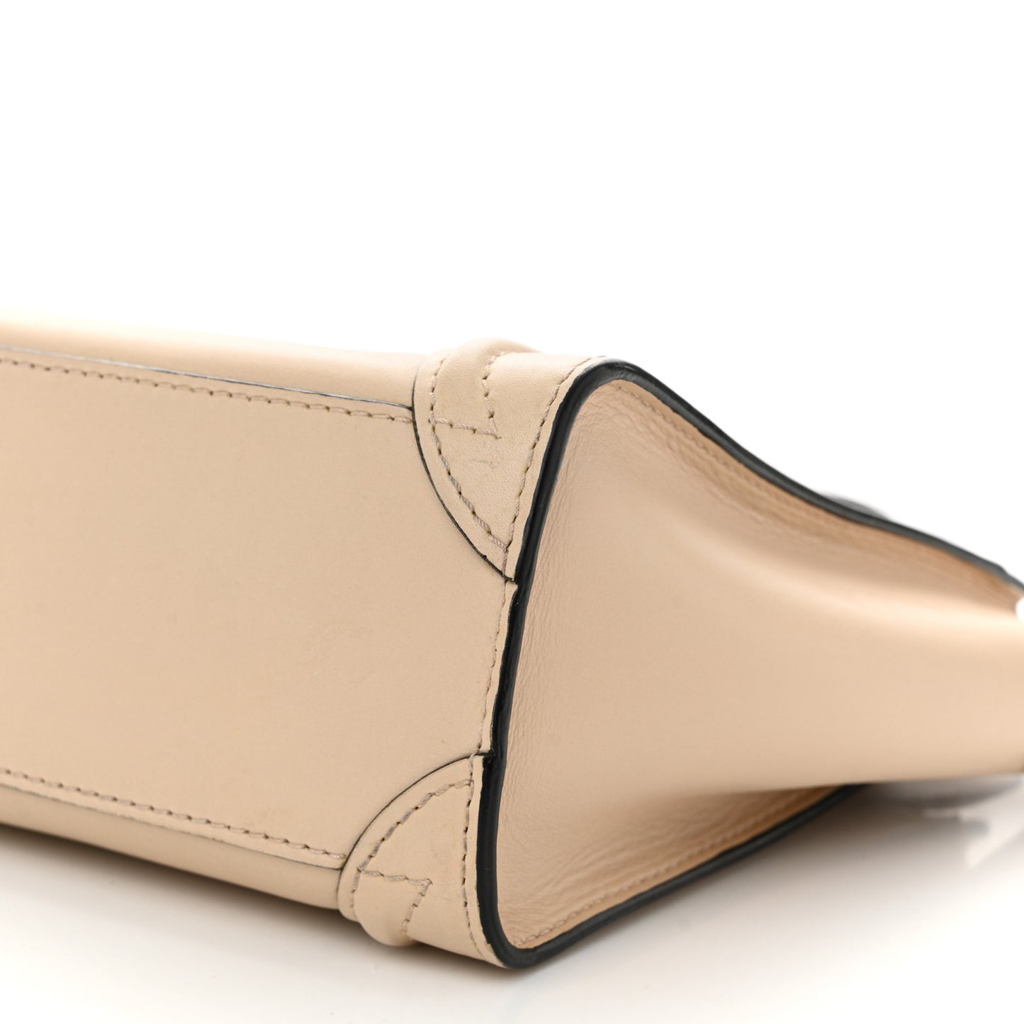 Smooth Calfskin Nano Luggage Powder Black