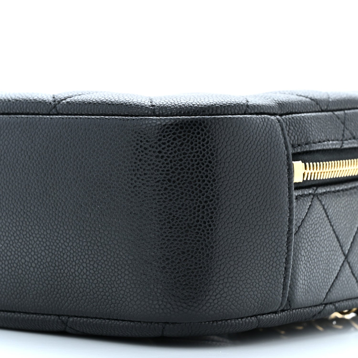 Chanel Caviar Quilted CC Small Top Handle Vanity Case Black 10 of 10