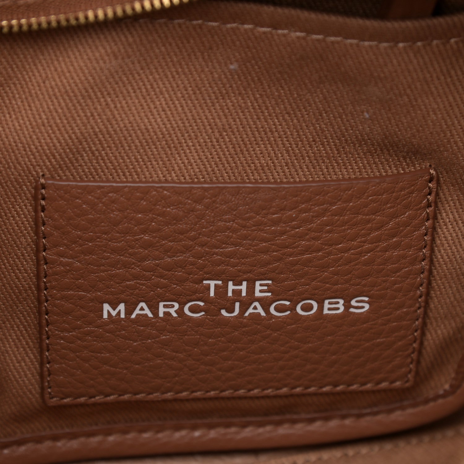 Marc Jacobs Grained Calfskin Medium The Tote Bag Argan Oil 5 of 11
