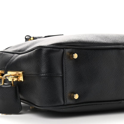 Prada Saffiano Lux Petite Bowler Black 7 of 8