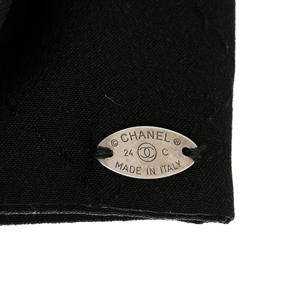 Chanel Silk Bow CC Hair Clip Black 3 of 3