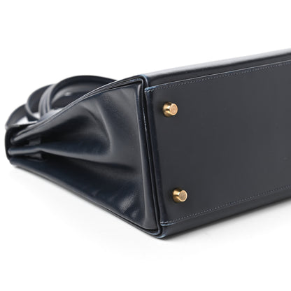 Hermes Box Kelly Retourne 32 Indigo 6 of 10