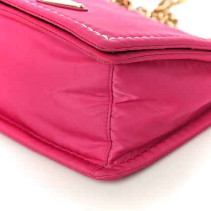 Prada Nylon Tessuto Small Chain Shoulder Bag Fuxia 8 of 12