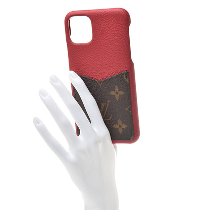Louis Vuitton Calfskin Monogram iPhone 11 Pro Max Bumper Scarlet 2 of 9
