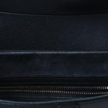 Christian Dior Grained Calfskin Saddle Bag Black 12 of 13