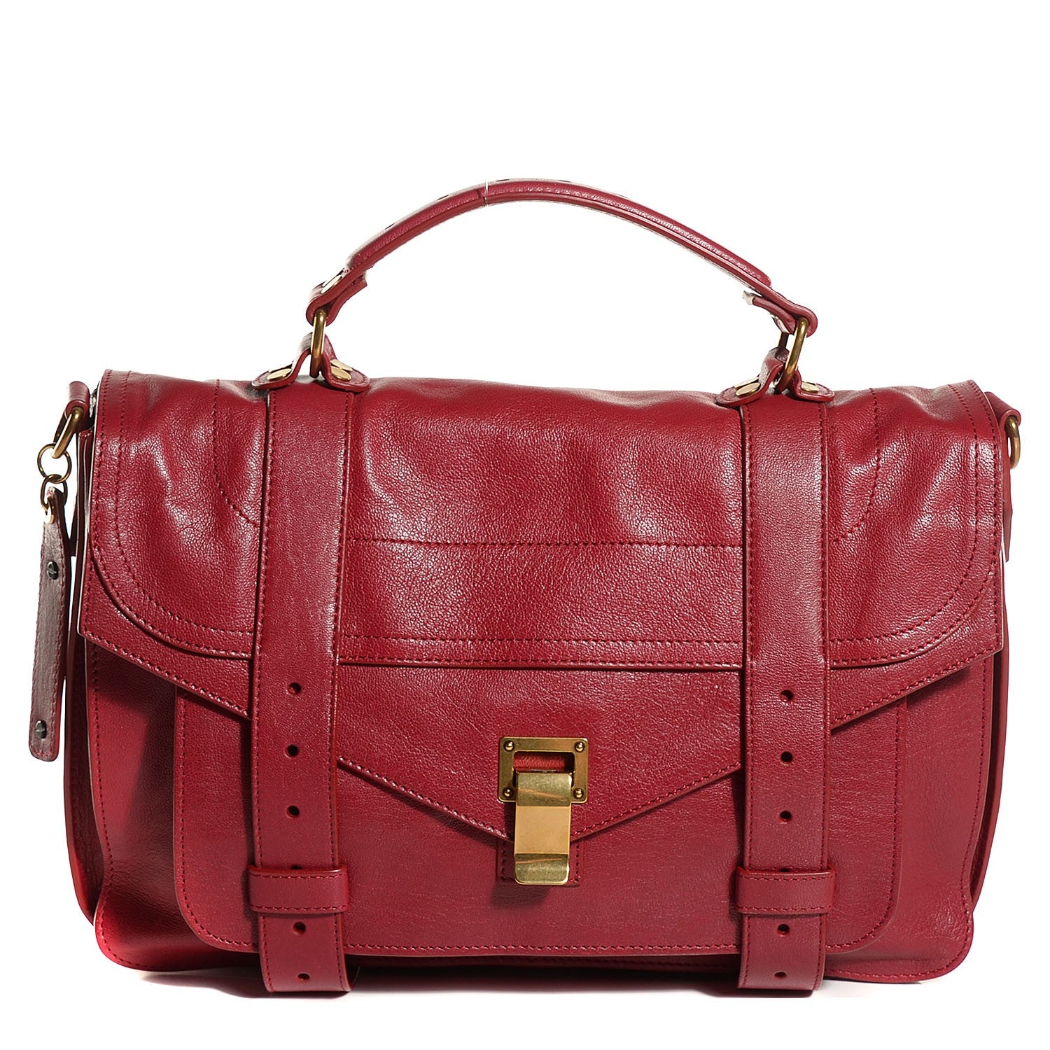 Proenza Schouler Lambskin Medium PS1 Satchel Chianti 1 of 13