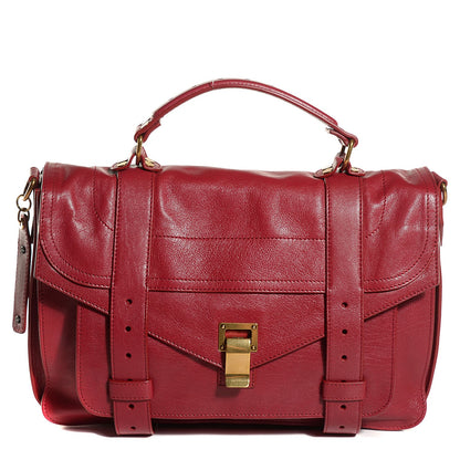 Proenza Schouler Lambskin Medium PS1 Satchel Chianti 1 of 13