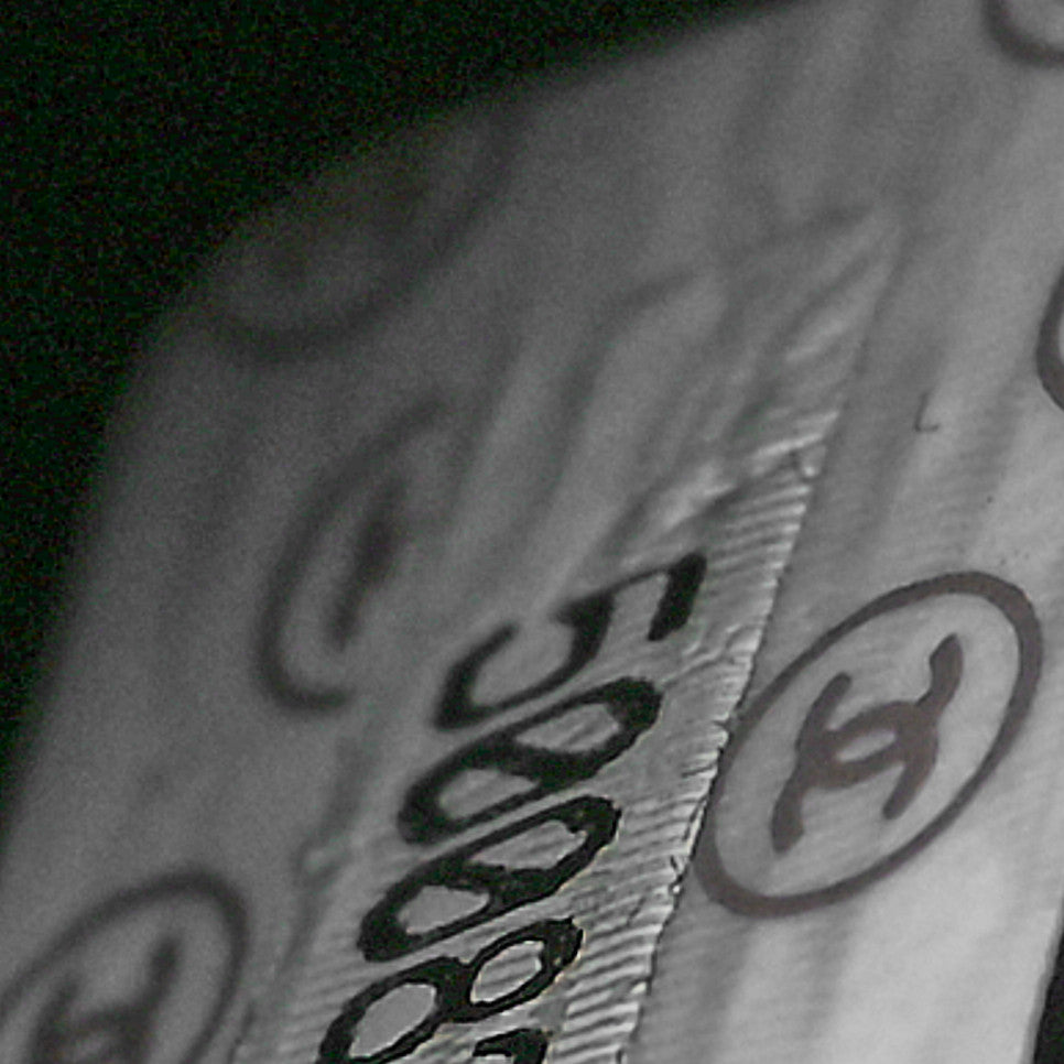 Patent CC Vanity Cosmetic Case Black