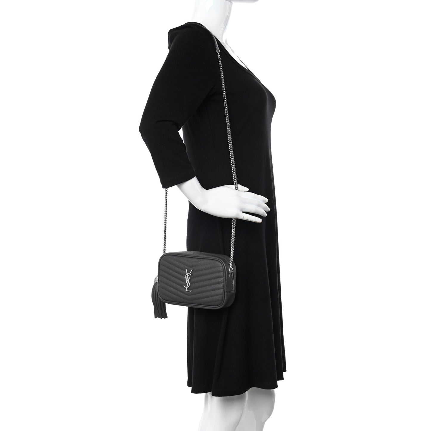 Grain De Poudre Matelasse Monogram Mini Lou Camera Bag Storm