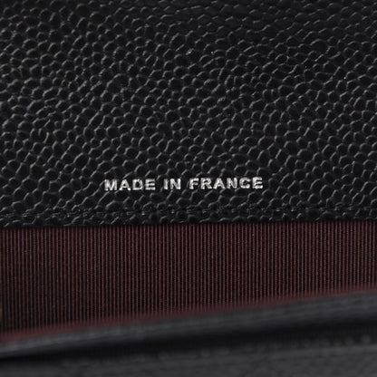 Chanel Caviar Quilted Flap Card Holder Wallet Black 7 of 9