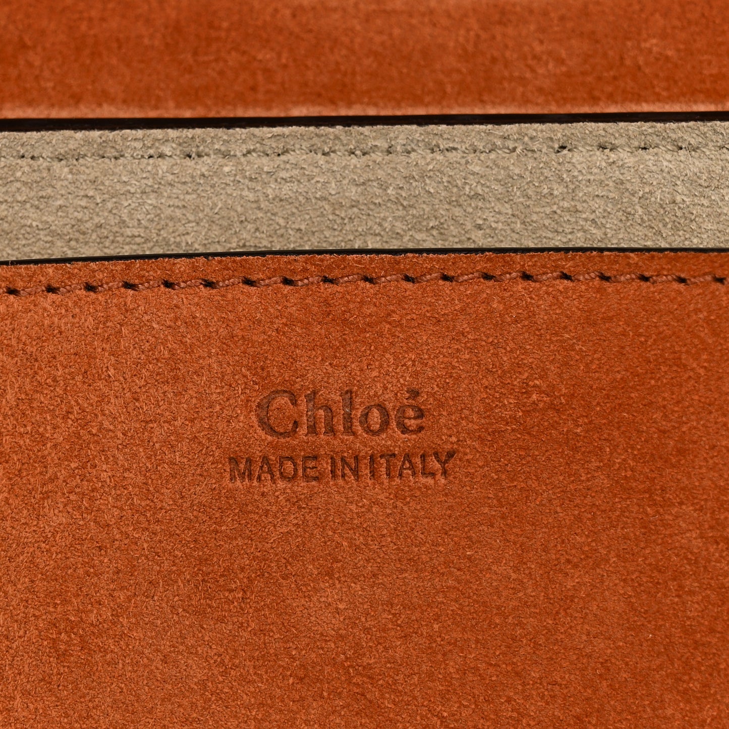 Suede Smooth Calfskin Drew Shoulder Bag Classic Tobacco