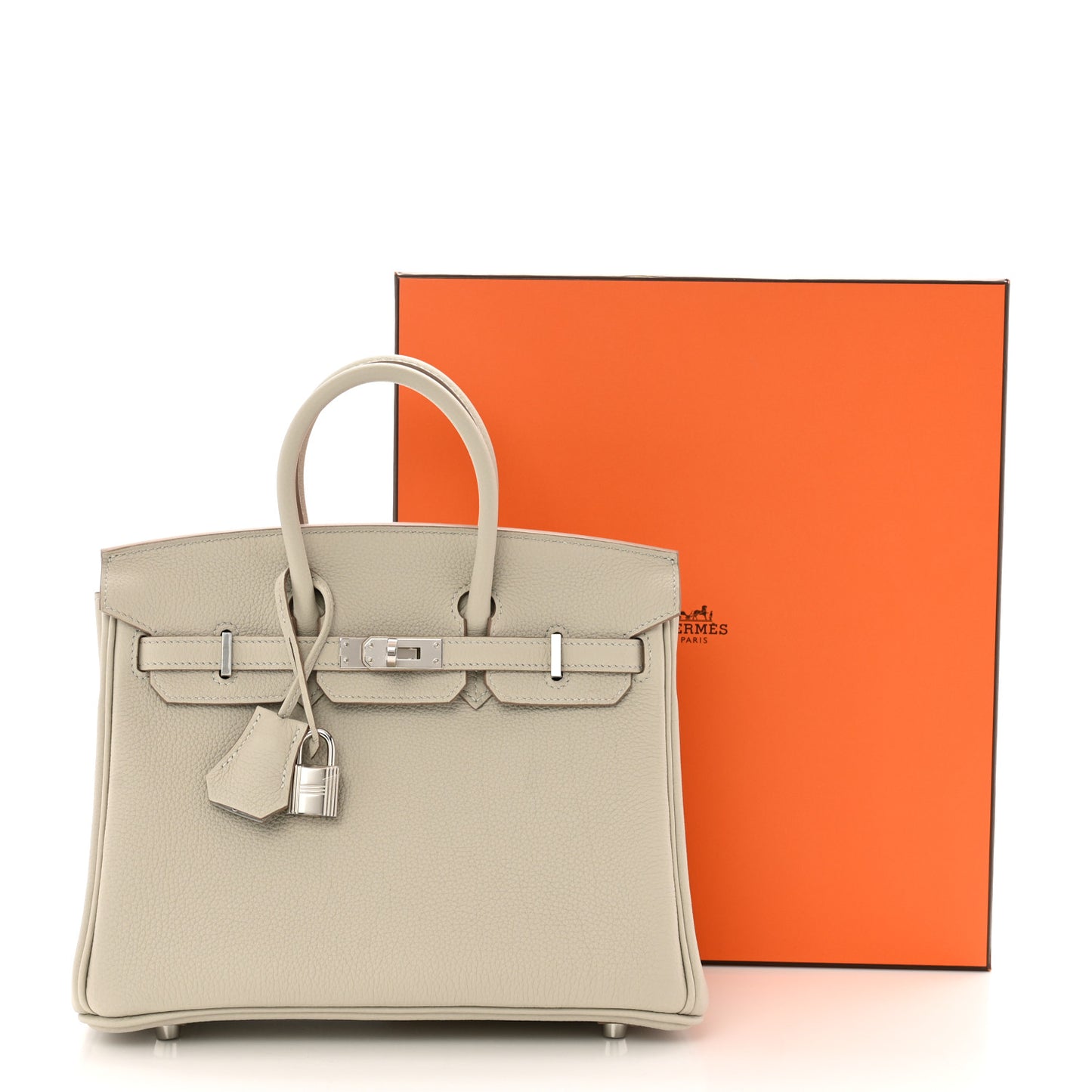 Togo Birkin 25 Gris Perle
