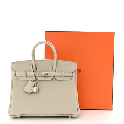 Hermes Togo Birkin 25 Gris Perle 12 of 12