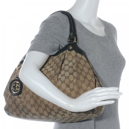 Gucci Monogram Medium Sukey Ebony 2 of 7
