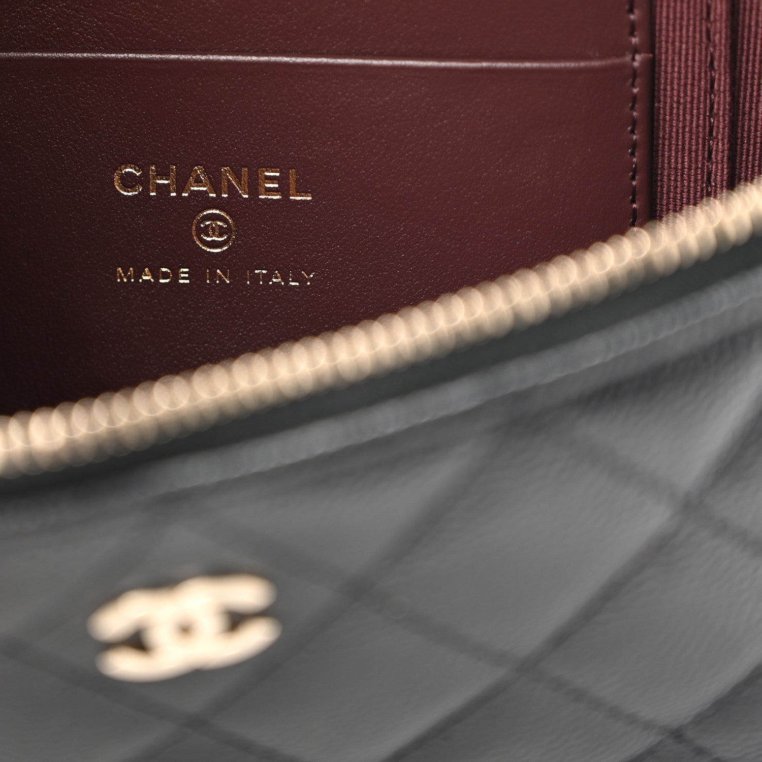 Chanel Caviar Quilted Top Handle Slim Vanity With Chain Black 6 of 11